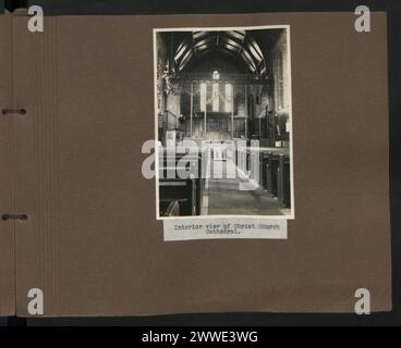 Beschreibung: Innenansicht der Christ Church Cathedral. Ort: Stanley, Falklandinseln Datum: 1932 Stockfoto