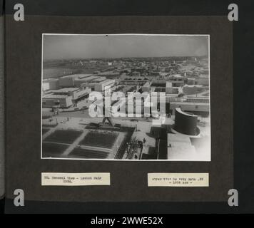 Beschreibung: Allgemeine Ansicht - Levant Fair 1934. Ort: Tel-Aviv, Palästina Datum: 1934 Stockfoto