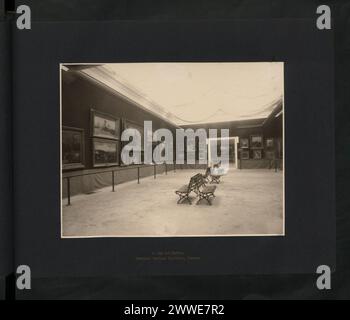 1905 stellte die Art Gallery auf der Canadian National Exhibition in Toronto, Kanada, Kunstwerke und Exponate für die Öffentlichkeit aus. Stockfoto