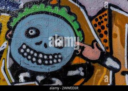 Graffiti in Albuquerque, New Mexico Stockfoto