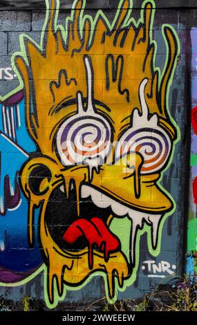 Graffiti in Albuquerque, New Mexico Stockfoto