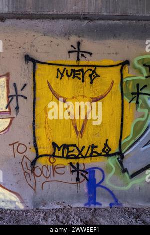 Graffiti in Albuquerque, New Mexico Stockfoto