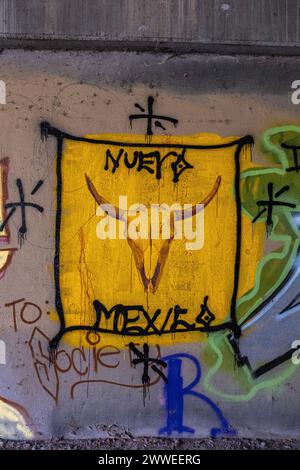 Graffiti in Albuquerque, New Mexico Stockfoto