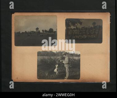Beschreibung: Fotos von Zomba und Malani aus dem Jahr 1877. Afrika Stockfoto