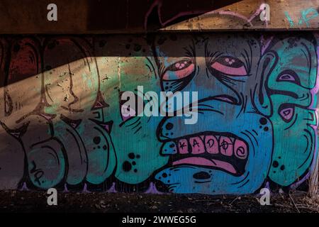 Graffiti in Albuquerque, New Mexico Stockfoto