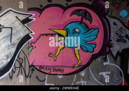 Graffiti in Albuquerque, New Mexico Stockfoto