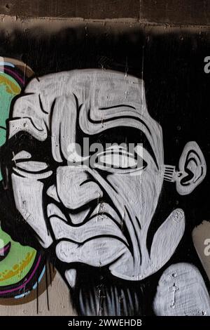 Graffiti in Albuquerque, New Mexico Stockfoto