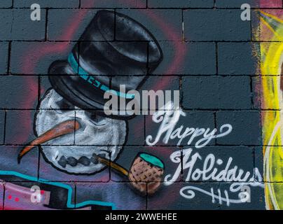 Graffiti in Albuquerque, New Mexico Stockfoto