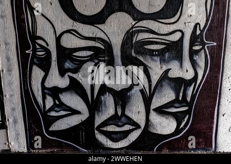 Graffiti in Albuquerque, New Mexico Stockfoto