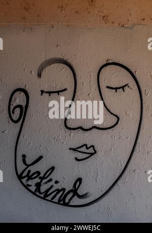 Graffiti in Albuquerque, New Mexico Stockfoto