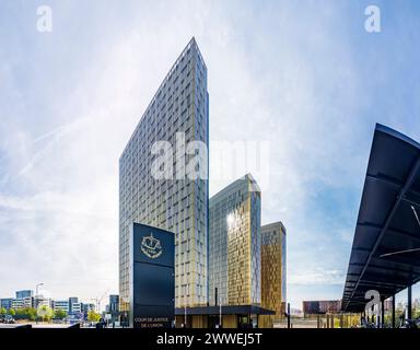 Sitz des Europäischen Gerichtshofs in Kirchberg Luxemburg-Stadt Luxemburg, LÃt Luxemburg Luxemburg Stockfoto