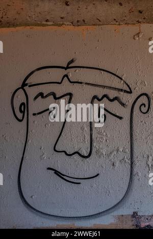 Graffiti in Albuquerque, New Mexico Stockfoto