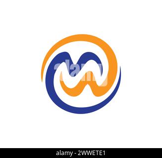 Mm Letter Logo und m Letter Logo Design Vektor Stock Vektor