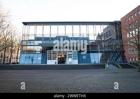 Gerichtsgebäude im Zentrum der Stadt Utrecht, Niederlande. Stockfoto