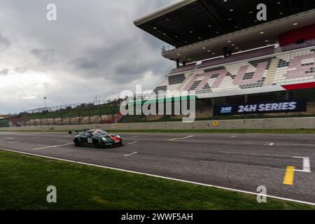 Scarperia, Firenze, Italien. März 2024. 719 Porsche 911 GT3 Cup des Teams 9UND11 Racing während des Hankook 12H Rennens auf dem Mugello Circuit (Bild: © Luca Martini/ZUMA Press Wire) NUR REDAKTIONELLE VERWENDUNG! Nicht für kommerzielle ZWECKE! Stockfoto