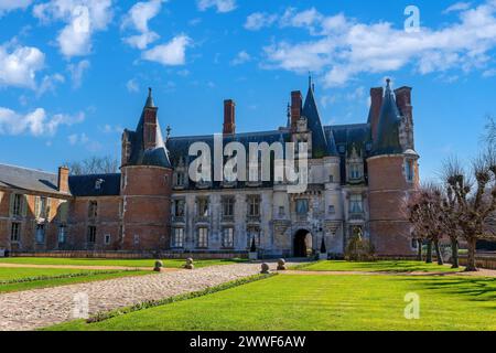 Schloss von Maintenon im Departement Eure-et-Loir - Frankreich Stockfoto