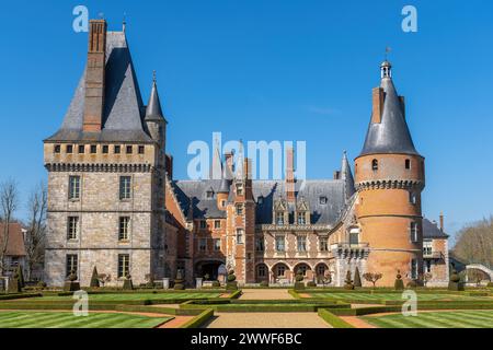 Schloss von Maintenon im Departement Eure-et-Loir - Frankreich Stockfoto