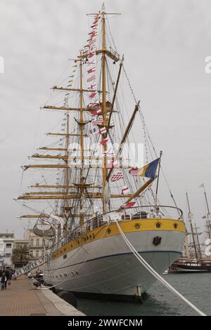 Sete, Frankreich. April 2022. Die Mircea nimmt an der Escale à Sete Teil, der ersten maritimen Tagung in Sete, Frankreich Stockfoto