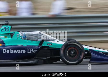 MARCUS ERICSSON (28) aus Kumla, Schweden, übt für die erste Thermal Club $1 Million Challenge im Thermal Club in Thermal, CA. Stockfoto