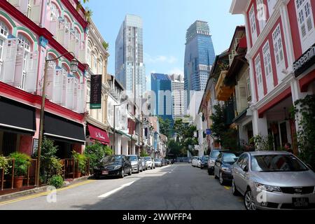 Blick auf Singapur, singapur Stockfoto