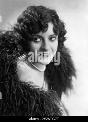 Hollywood, Los Angeles, Kalifornien, 3. Oktober 1927 Porträt der Schauspielerin Martha Sleeper, eine der führenden Comedy-Spieler Kaliforniens und ein Wampas Baby Star von 1927. Stockfoto