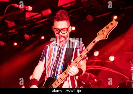 Glasgow, Schottland. 23. März 2024Take Hirose trat am 23. März 2024 mit Feeder im Barrowland Ballroom in Glasgow auf Credit: Glasgow Green bei Winter Time/Alamy Live News Stockfoto