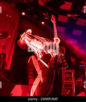 Glasgow, Schottland. 23. März 2024Take Hirose trat am 23. März 2024 mit Feeder im Barrowland Ballroom in Glasgow auf Credit: Glasgow Green bei Winter Time/Alamy Live News Stockfoto