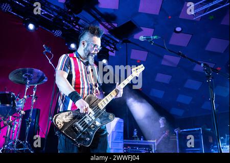 Glasgow, Schottland. 23. März 2024Take Hirose trat am 23. März 2024 mit Feeder im Barrowland Ballroom in Glasgow auf Credit: Glasgow Green bei Winter Time/Alamy Live News Stockfoto