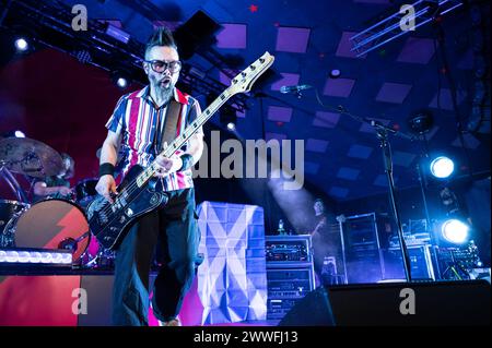 Glasgow, Schottland. 23. März 2024Take Hirose trat am 23. März 2024 mit Feeder im Barrowland Ballroom in Glasgow auf Credit: Glasgow Green bei Winter Time/Alamy Live News Stockfoto