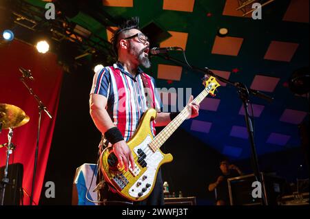 Glasgow, Schottland. 23. März 2024Take Hirose trat am 23. März 2024 mit Feeder im Barrowland Ballroom in Glasgow auf Credit: Glasgow Green bei Winter Time/Alamy Live News Stockfoto