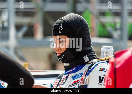 Austin, Texas, USA. März 2024. Die Fahrer der Xfinity-Serie im Einsatz während der Xfinity-Serie, fokussierten Health 250-Rennen auf der Rennstrecke Circuit of the Americas in Austin, Texas. (Kreditbild: © Dan Wozniak/ZUMA Press Wire) NUR REDAKTIONELLE VERWENDUNG! Nicht für kommerzielle ZWECKE! Quelle: ZUMA Press, Inc./Alamy Live News Stockfoto