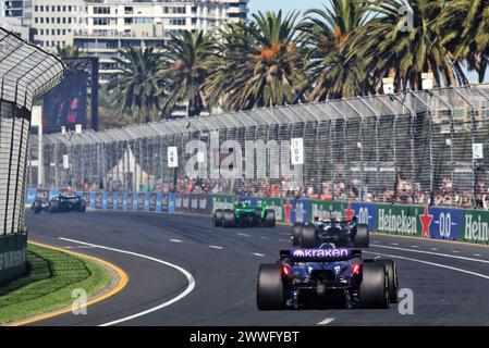 Melbourne, Australien. März 2024. Alexander Albon (THA) Williams Racing FW46. 24.03.2024. Formel-1-Weltmeisterschaft, Rd 3, Grand Prix Von Australien, Albert Park, Melbourne, Australien, Wettkampftag. Das Foto sollte lauten: XPB/Alamy Live News. Stockfoto