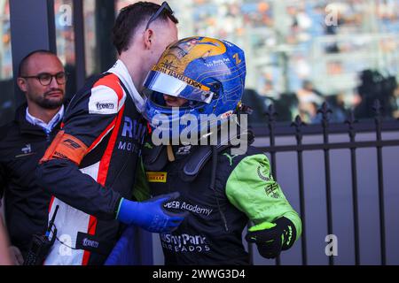 MALONEY Zane (Bar), Rodin Motorsport, Dallara F2 2024, Porträt während der 3. Runde der FIA Formel 2 Championship 2024 vom 22. Bis 24. März 2024 auf dem Albert Park Circuit in Melbourne, Australien Stockfoto