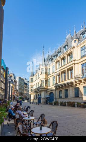 Luxemburg-Stadt (Luxemburg, Lëtzebuerg): Großherzoglicher Palast in , Luxemburg, Luxemburg Stockfoto