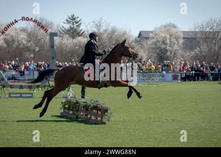 Sofia, Bulgarien - 23. März 2024: PferdeOstern oder Theodore-Tag in Bulgarien, auch bekannt als PferdeOstern, gefeiert am ersten Samstag der Fastenzeit. Eine bestellung Stockfoto