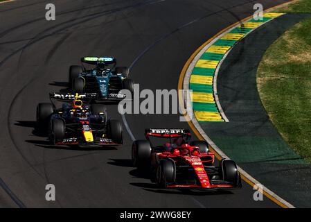 Melbourne, Australien. März 2024. Charles Leclerc (MON) Ferrari SF-24. Formel-1-Weltmeisterschaft, Rd 3, großer Preis von Australien, Sonntag, 24. März 2024. Albert Park, Melbourne, Australien. Quelle: James Moy/Alamy Live News Stockfoto