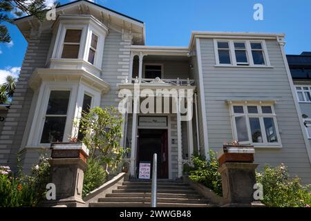 Inverlochy Art School, Inverlochy House, Wellington, Nordinsel, Neuseeland Stockfoto