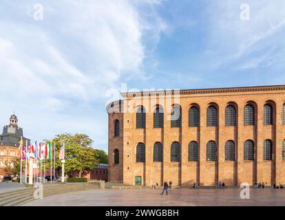 Trier: Aula Palatina (Basilika Konstantinbasilika) in Mosel, Rheinland-Pfalz, Rheinland-Pfalz, Deutschland Stockfoto