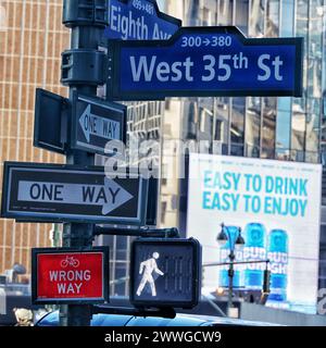 New York, USA. Februar 2024. Hinweis: Nidpor/Alamy Live News Stockfoto