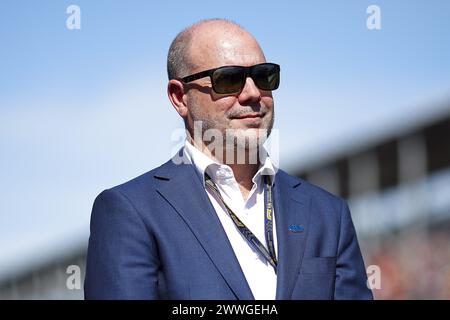 FIA-Mitarbeiter während des Formel-1-Rolex Australian Grand Prix 2024, der dritten Runde der Formel-1-Weltmeisterschaft 2024 vom 22. Bis 24. März 2024 auf dem Albert Park Circuit in Melbourne, Australien Stockfoto