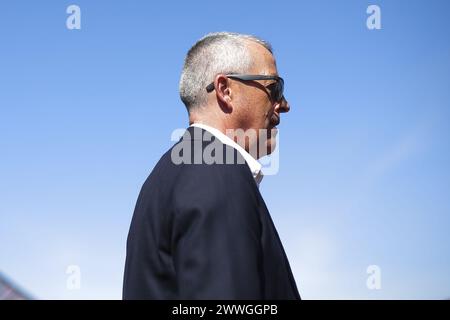 FIA-Mitarbeiter während des Formel-1-Rolex Australian Grand Prix 2024, der dritten Runde der Formel-1-Weltmeisterschaft 2024 vom 22. Bis 24. März 2024 auf dem Albert Park Circuit in Melbourne, Australien Stockfoto