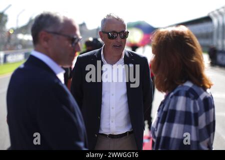 FIA-Mitarbeiter während des Formel-1-Rolex Australian Grand Prix 2024, der dritten Runde der Formel-1-Weltmeisterschaft 2024 vom 22. Bis 24. März 2024 auf dem Albert Park Circuit in Melbourne, Australien Stockfoto