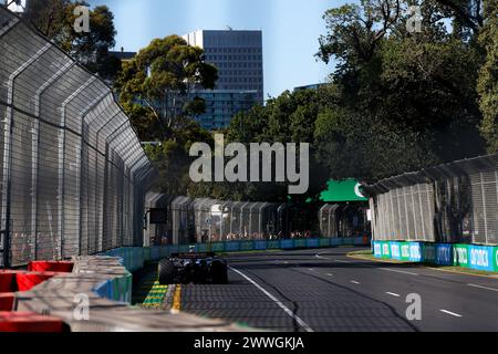 Melbourne, Australie. März 2024. 27 HULKENBERG Nico (ger), Haas F1 Team VF-24 Ferrari, Action während des Formel 1 Rolex Australian Grand Prix 2024, 3. Runde der Formel 1 Weltmeisterschaft 2024 vom 22. Bis 24. März 2024 auf dem Albert Park Circuit in Melbourne, Australien - Foto DPPI Credit: DPPI Media/Alamy Live News Stockfoto