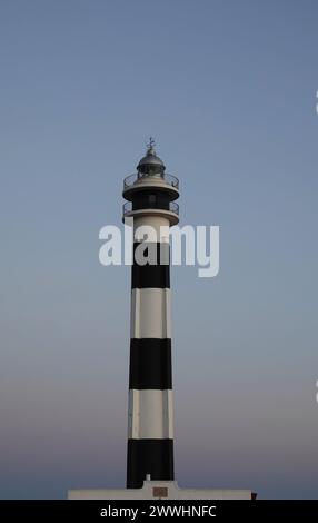 Leuchtturm von Cala'n Bosch Stockfoto