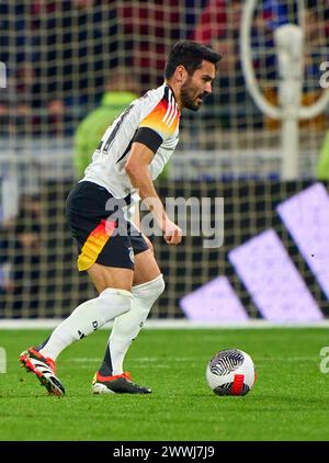 Ilkay Gündogan, DFB 21 im Freundschaftsspiel FRANKREICH - DEUTSCHLAND 0-2 FRANKREICH - DEUTSCHLAND 0-2 in Vorbereitung auf die Europameisterschaft 2024 am 23. März 2024 in Lyon, Frankreich. © Peter Schatz / Alamy Live News Stockfoto