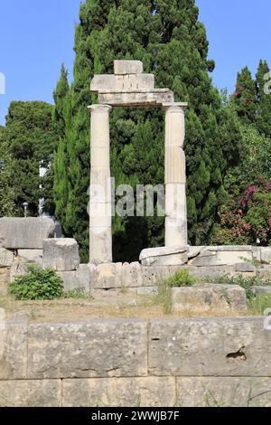 Ruinen des antiken Gymnasiums in Kos-Stadt, Griechenland Stockfoto