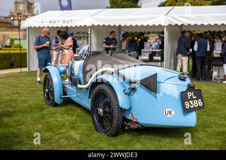 1931 MG C-TYPE, ausgestellt auf der Salon Privé Concours d’Elégance Motorshow im Schloss Blenheim. Stockfoto