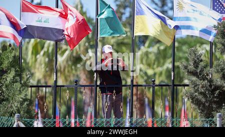 Manavgat, Antalya, Türkei. März 2024. Impressionen machen Fotovolley während der Team- und Einzelweltmeisterschaften 2024 65-90 (Credit Image: © Mathias Schulz/ZUMA Press Wire) NUR REDAKTIONELLE VERWENDUNG! Nicht für kommerzielle ZWECKE! Stockfoto