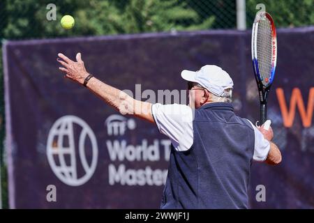 Manavgat, Antalya, Türkei. März 2024. Chuck Nelson (USA) ist während der Team- und Einzelweltmeisterschaften 2024 65-90 (Credit Image: © Mathias Schulz/ZUMA Press Wire) NUR ZUR REDAKTIONELLEN VERWENDUNG dabei! Nicht für kommerzielle ZWECKE! Stockfoto