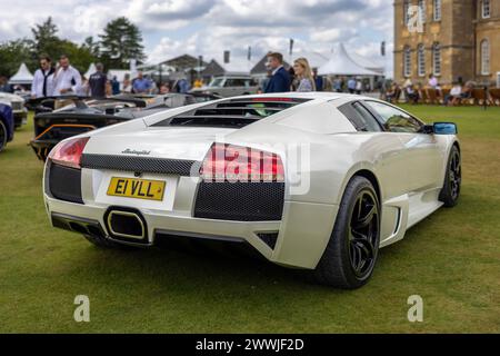 2007 Lamborghini Murciélago, ausgestellt auf der Salon Privé Concours d’Elégance Motorshow im Schloss Blenheim. Stockfoto